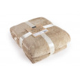 Одеяло шерпа с луксозен дизайн Маджестик Таупе подаръчна опаковка