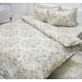 спален комплект памук лукс в бежово плик за завивка