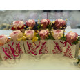 декорация със сапунени рози
