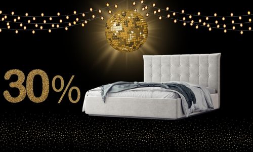 до - 30% за Тапицирани Легла