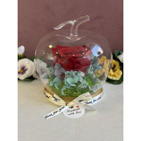 Естествена вечна роза J16