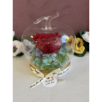 Естествена вечна роза J16