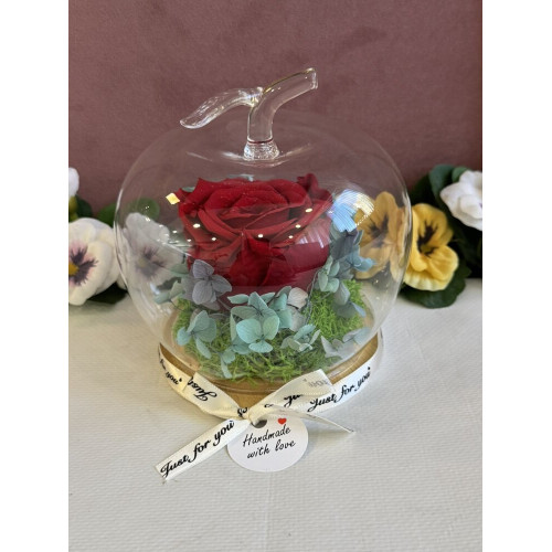 Естествена вечна роза J16 Естествена вечна роза J16