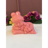 Ароматна свещ от соев и пчелен восък Бебе М651