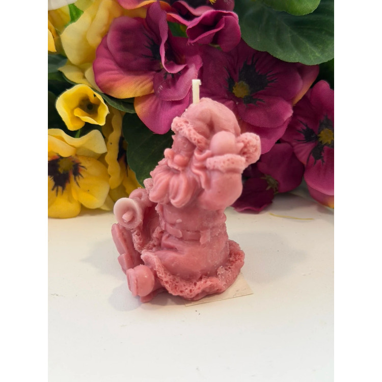 Ароматна свещ от соев и пчелен восък Дядо Коледа М565