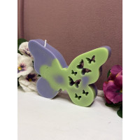 Ароматна свещ от соев и пчелен восък Голяма Пеперуда М659