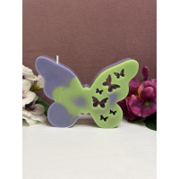 Ароматна свещ от соев и пчелен восък Голяма Пеперуда М659