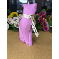 Ароматна свещ от соев и пчелен восък Котка М463