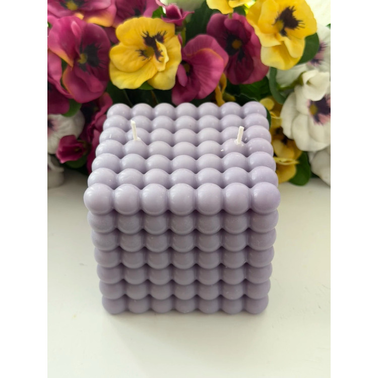 Ароматна свещ от соев и пчелен восък Куб XL М465