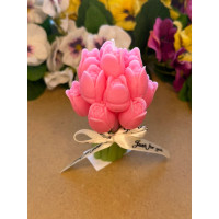 Ароматна свещ от соев и пчелен восък Лалета М447