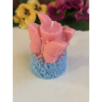 Ароматна свещ от соев и пчелен восък Пеперуди М650