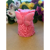 Ароматна свещ от соев и пчелен восък Пеперуди М650