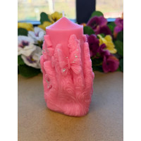 Ароматна свещ от соев и пчелен восък Пеперуди М658