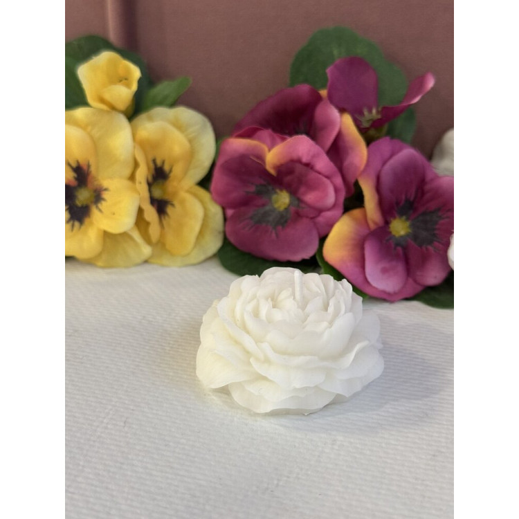 Ароматна свещ от соев и пчелен восък Цвете М645