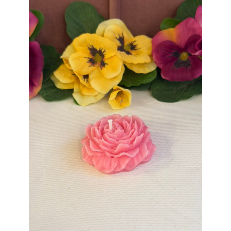 Ароматна свещ от соев и пчелен восък Цвете М656