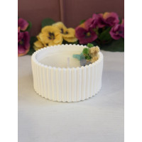 Ароматна свещ от соев и пчелен восък в кашпа М646