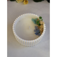 Ароматна свещ от соев и пчелен восък в кашпа М646