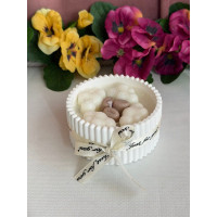 Ароматна свещ от соев и пчелен восък в кашпа М664