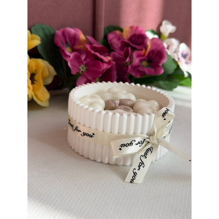 Ароматна свещ от соев и пчелен восък в кашпа М664