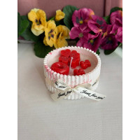 Ароматна свещ от соев и пчелен восък в кашпа М666