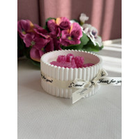 Ароматна свещ от соев и пчелен восък в кашпа М668