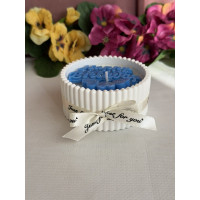 Ароматна свещ от соев и пчелен восък в кашпа М669