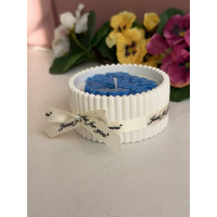 Ароматна свещ от соев и пчелен восък в кашпа М669