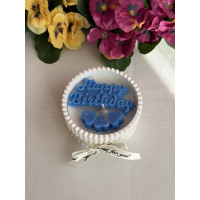 Ароматна свещ от соев и пчелен восък в кашпа М669