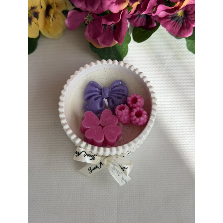 Ароматна свещ от соев и пчелен восък в кашпа М672