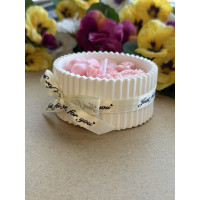 Ароматна свещ от соев и пчелен восък в кашпа М676