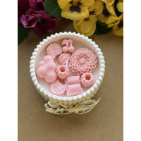 Ароматна свещ от соев и пчелен восък в кашпа М676