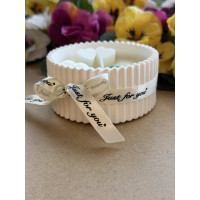 Ароматна свещ от соев и пчелен восък в кашпа М677