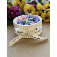 Ароматна свещ от соев и пчелен восък в кашпа М678