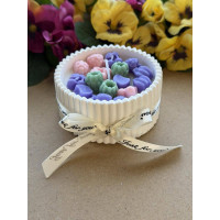 Ароматна свещ от соев и пчелен восък в кашпа М678