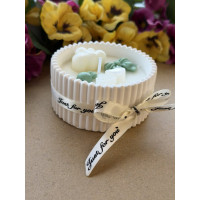 Ароматна свещ от соев и пчелен восък в кашпа М680