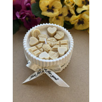 Ароматна свещ от соев и пчелен восък в кашпа М681