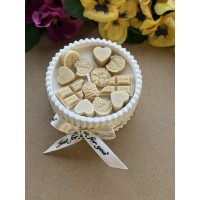 Ароматна свещ от соев и пчелен восък в кашпа М681