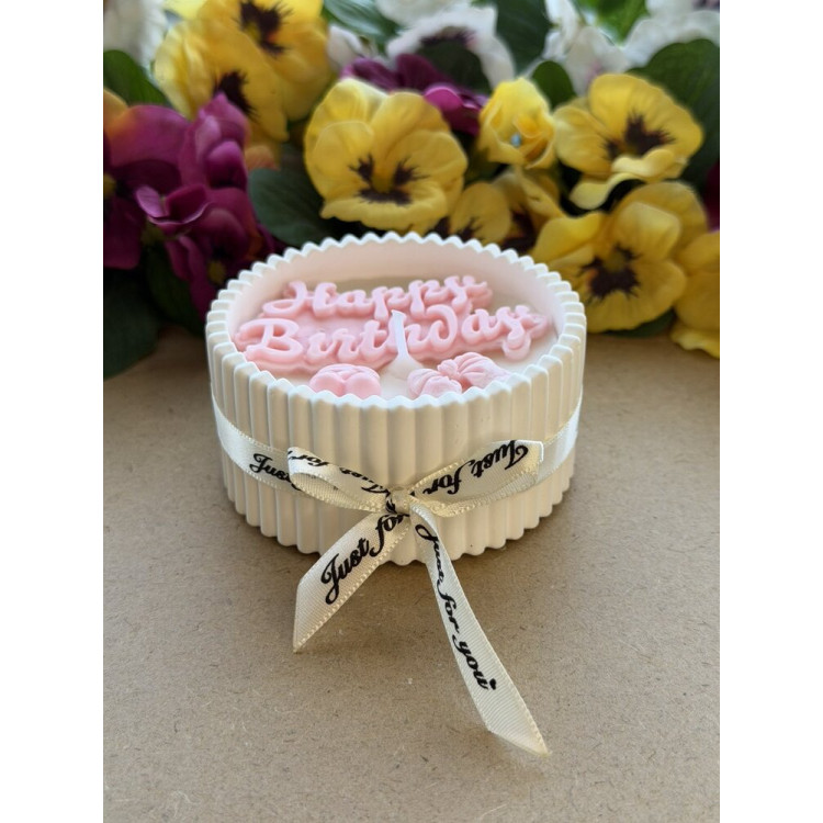 Ароматна свещ от соев и пчелен восък в кашпа М682