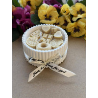 Ароматна свещ от соев и пчелен восък в кашпа М683