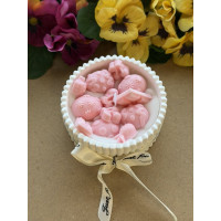 Ароматна свещ от соев и пчелен восък в кашпа М684