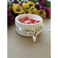 Ароматна свещ от соев и пчелен восък в кашпа М685