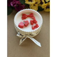 Ароматна свещ от соев и пчелен восък в кашпа М685