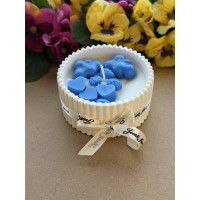 Ароматна свещ от соев и пчелен восък в кашпа М686