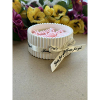 Ароматна свещ от соев и пчелен восък в кашпа М687