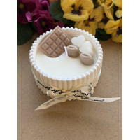 Ароматна свещ от соев и пчелен восък в кашпа М688