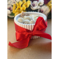 Ароматна свещ от соев и пчелен восък в кашпа М690