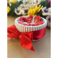 Ароматна свещ от соев и пчелен восък в кашпа М691