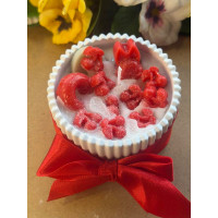 Ароматна свещ от соев и пчелен восък в кашпа М691