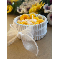 Ароматна свещ от соев и пчелен восък в кашпа М692