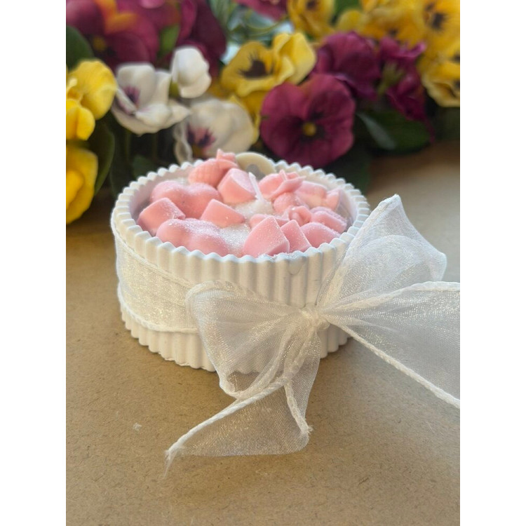 Ароматна свещ от соев и пчелен восък в кашпа М693